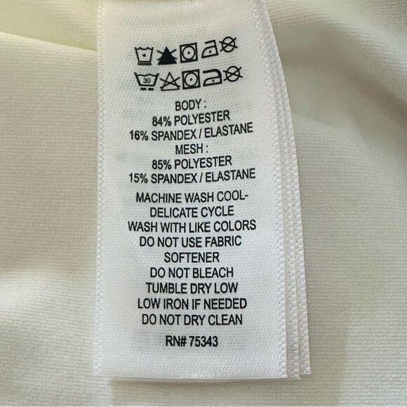 New Tommy Bahama Womens SZ S White Active Top Navy Stripe Skort 2pc Athletic Set - Picture 11 of 12